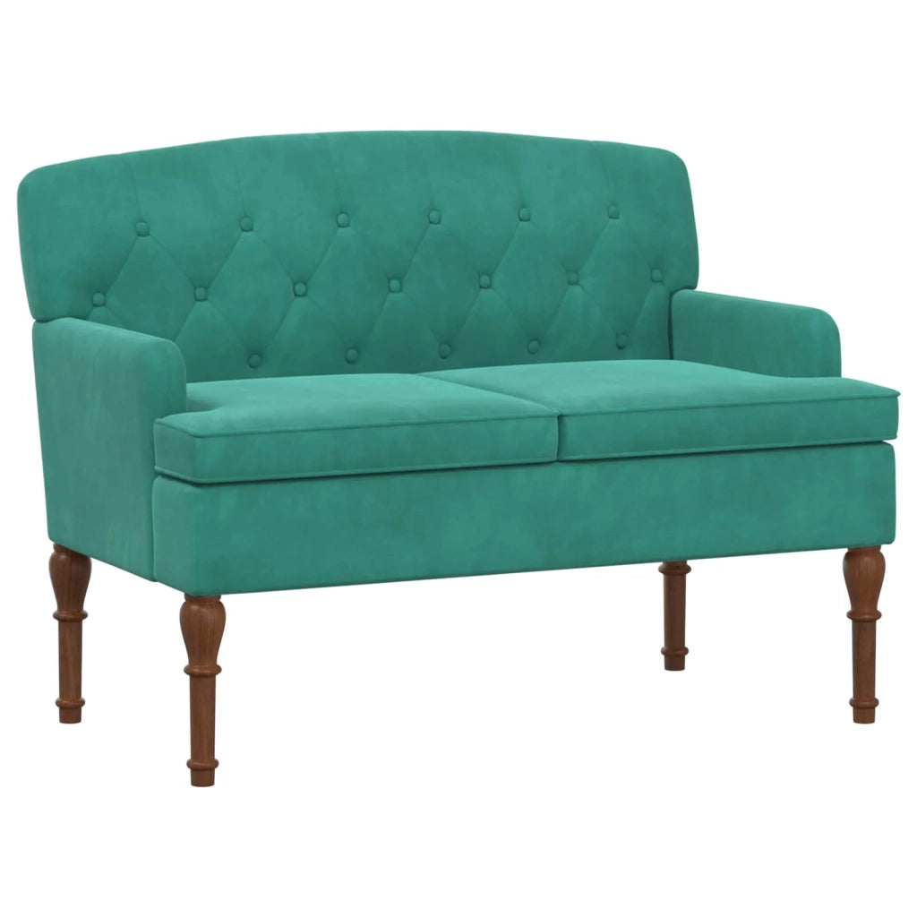 Loveseat con bottoni imbottiti Turchese 111 x 65 x 79 cm 42041853