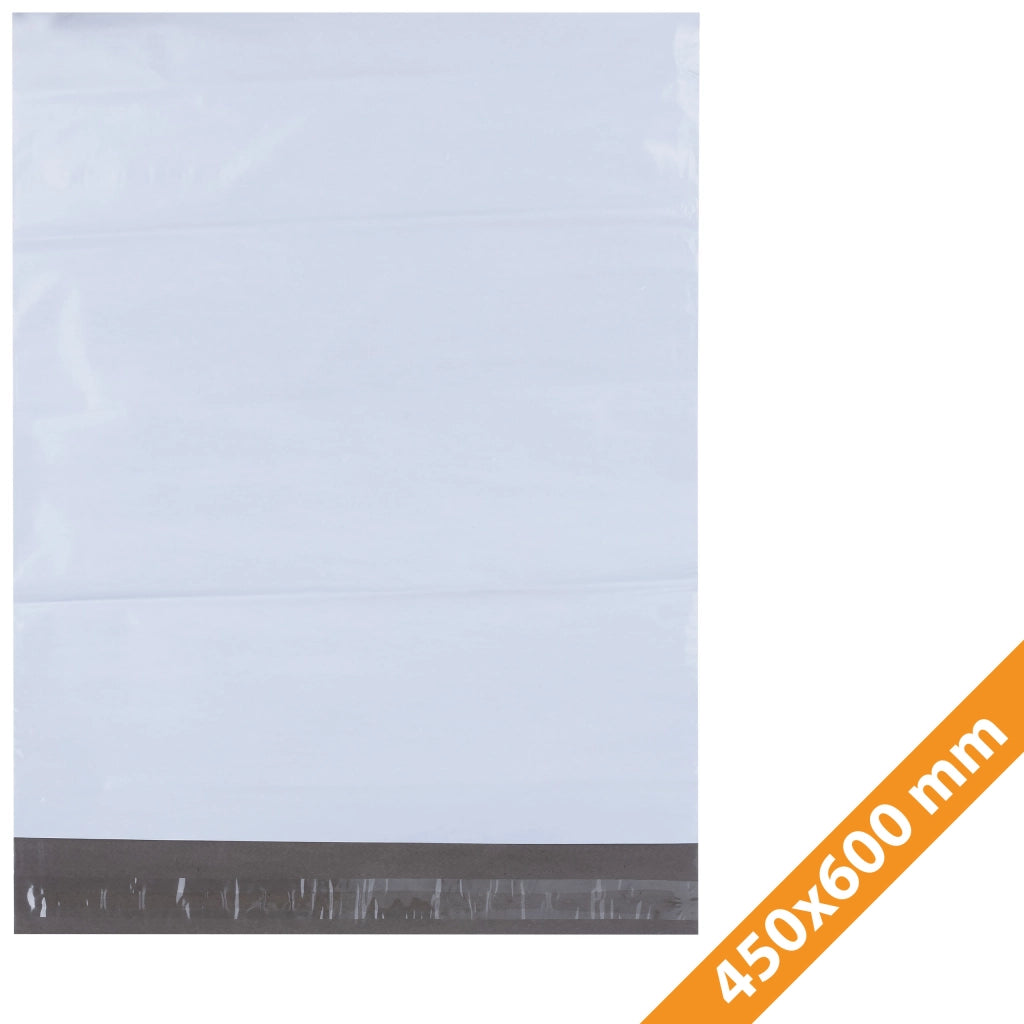 Buste da Spedizione Bianche 450 x 600 mm 100 Pezzi – Sicurezza e Discrezione | LDPE Resistente