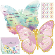 Carte da Invito per Festa 12 pezzi - Disegno Flutter - Invito di Festa per Bambini - Tema Farfalla - Carta di Alta Qualità - Inviti di Festa

Dettagli:
- Modello: Flutter
- Materiale: Carta di alta qualità
- Quantità: 12 pezzi