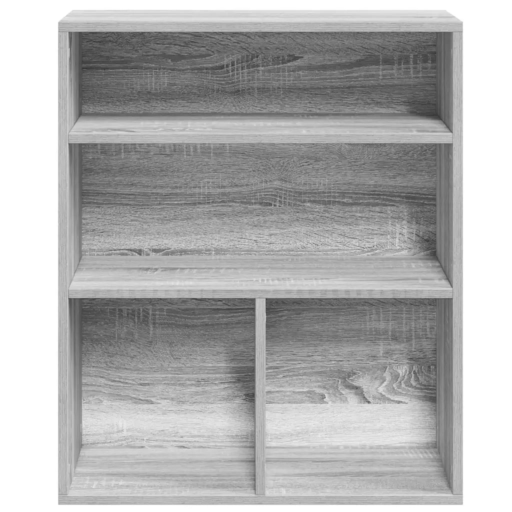 Libreria Grigio Sonoma 60x30x71,5 cm in Legno Multistrato 860315