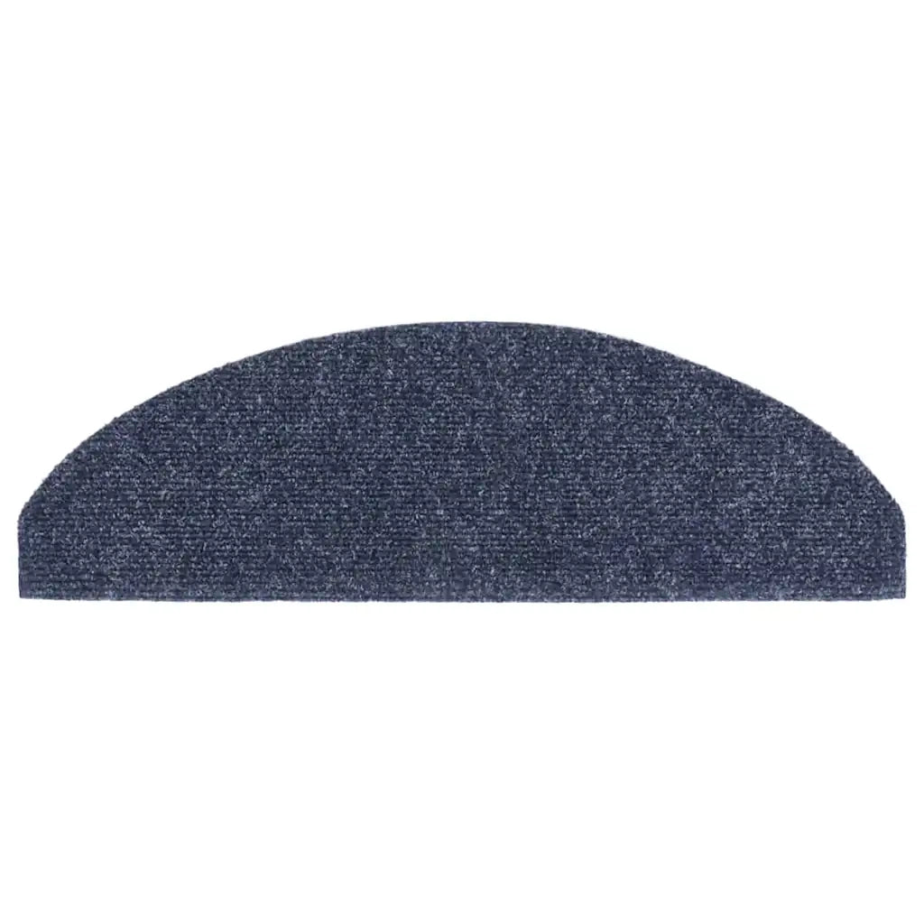 Tappetini per scale autoadesivi 20 pz 65x21x4 cm blu semicircolari grandi 3365648