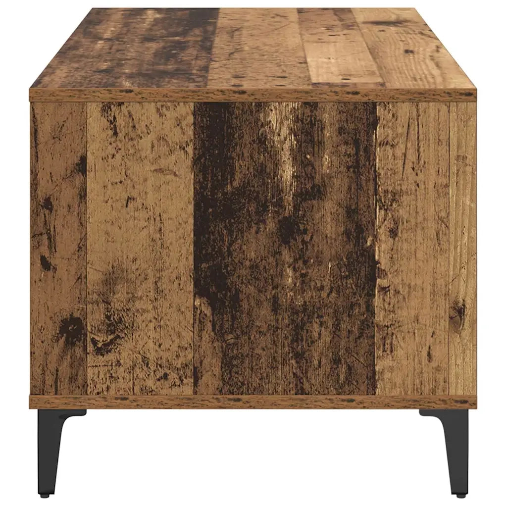 Tavolino da salotto con cassetto Legno vecchio 90 x 49 x 45 cm