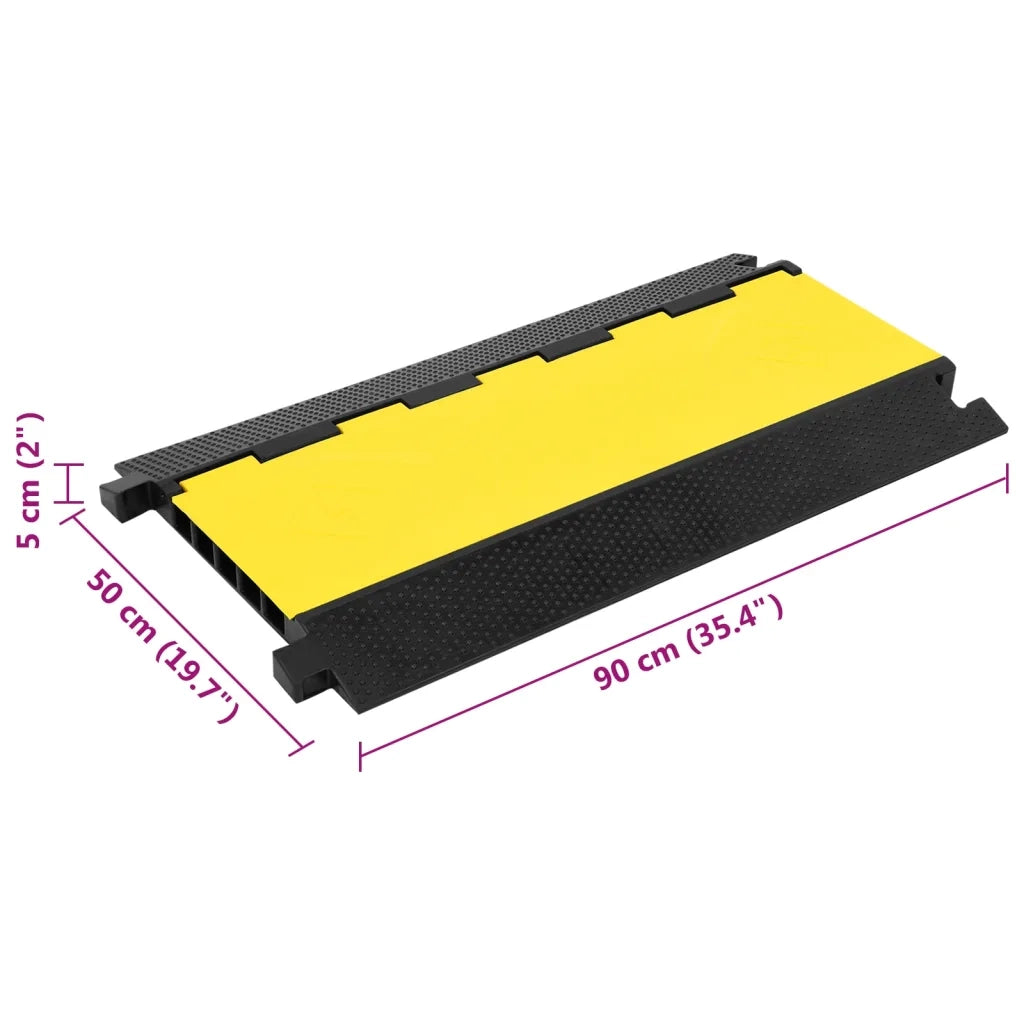 Dosso Passacavi con 5 Canali 90 cm in Gomma CFW8654357