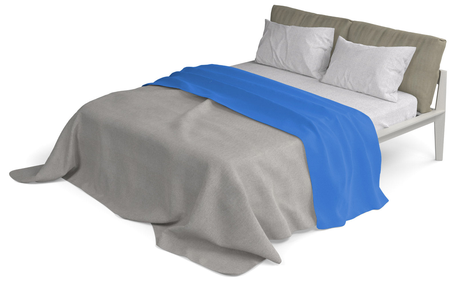 Set Lenzuola Singolo Sopra Sotto e Federe in Cotone Royal