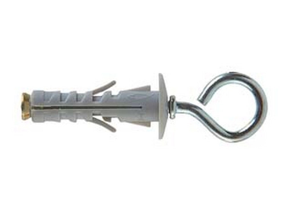 100pz tassello in nylon con occhiolo chiuso "sb" - sb 9/3 ø mm. 9x40 occhio ø mm. cod:ferx.fer62855