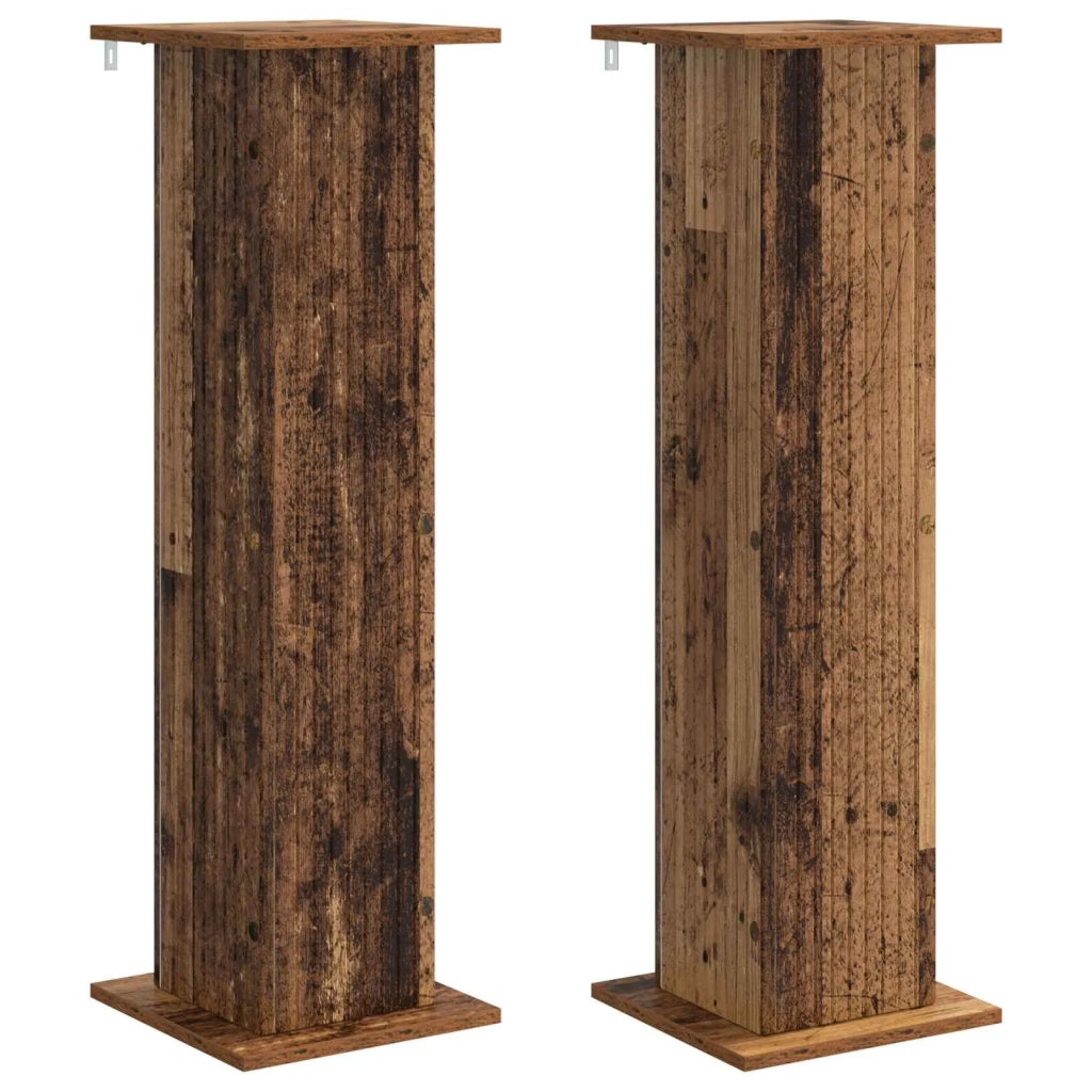 Supporto per piante 2 pcs Legno antico 30,5 x 30 x 100,5 cm 899759