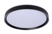 Plafoniera LED Lucide Nuria 50 cm 36W nera tonda dimmerabile