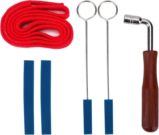 Set di Pennelli - Strumenti per Pennelli - Manutenzione Musicale - Kit DIY Completo - Diverse Dimensioni - Nero
