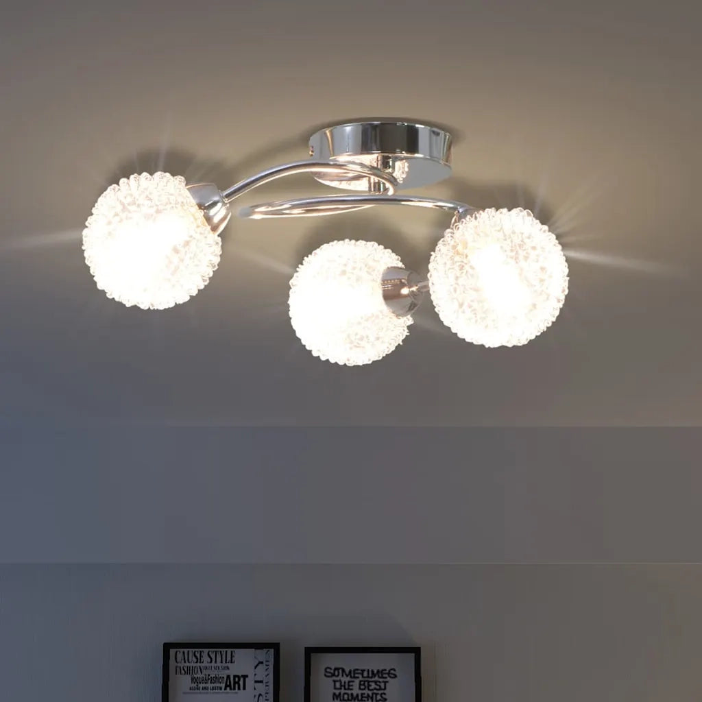 Lampadario da Soffitto con 3 Lampadine LED G9 120 W CFW7119193