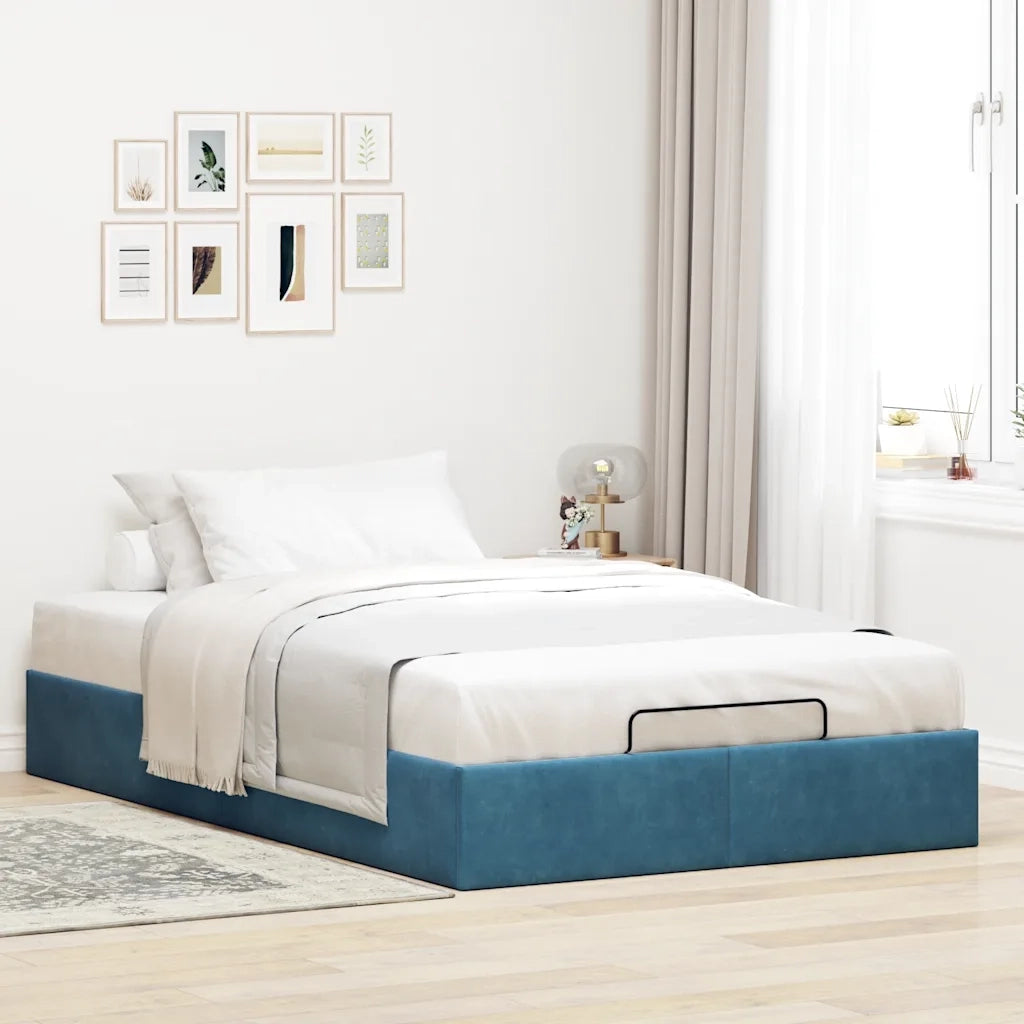 Struttura Letto Pouf Senza Materasso 120x190 cm Velluto