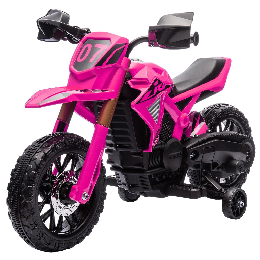 Motocicletta Elettrica per Bambini ¨C zephmum ¨C Rosa