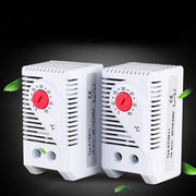 Regolatore di temperatura elettrico meccanico regolabile da 0 a 60 °C con pulsante blu