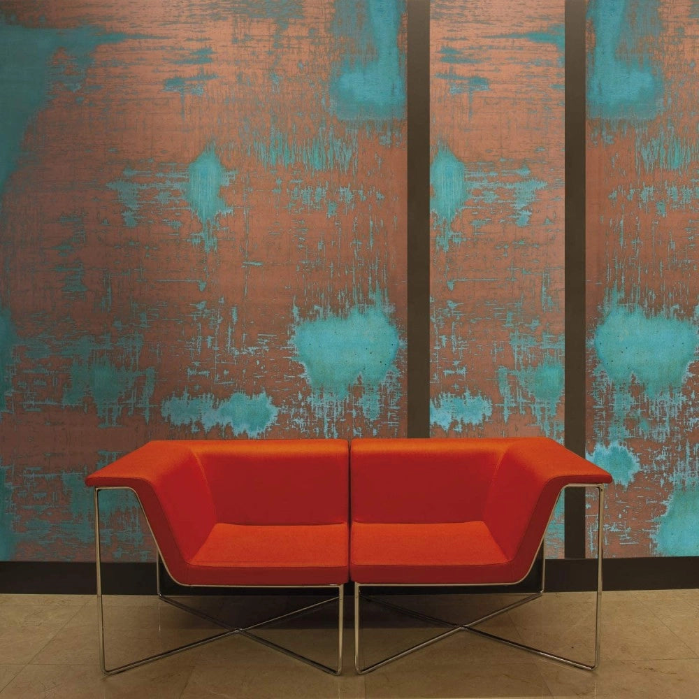 Tixe rustix 1lt di smalto decorativo effetto rame ossidato per interni