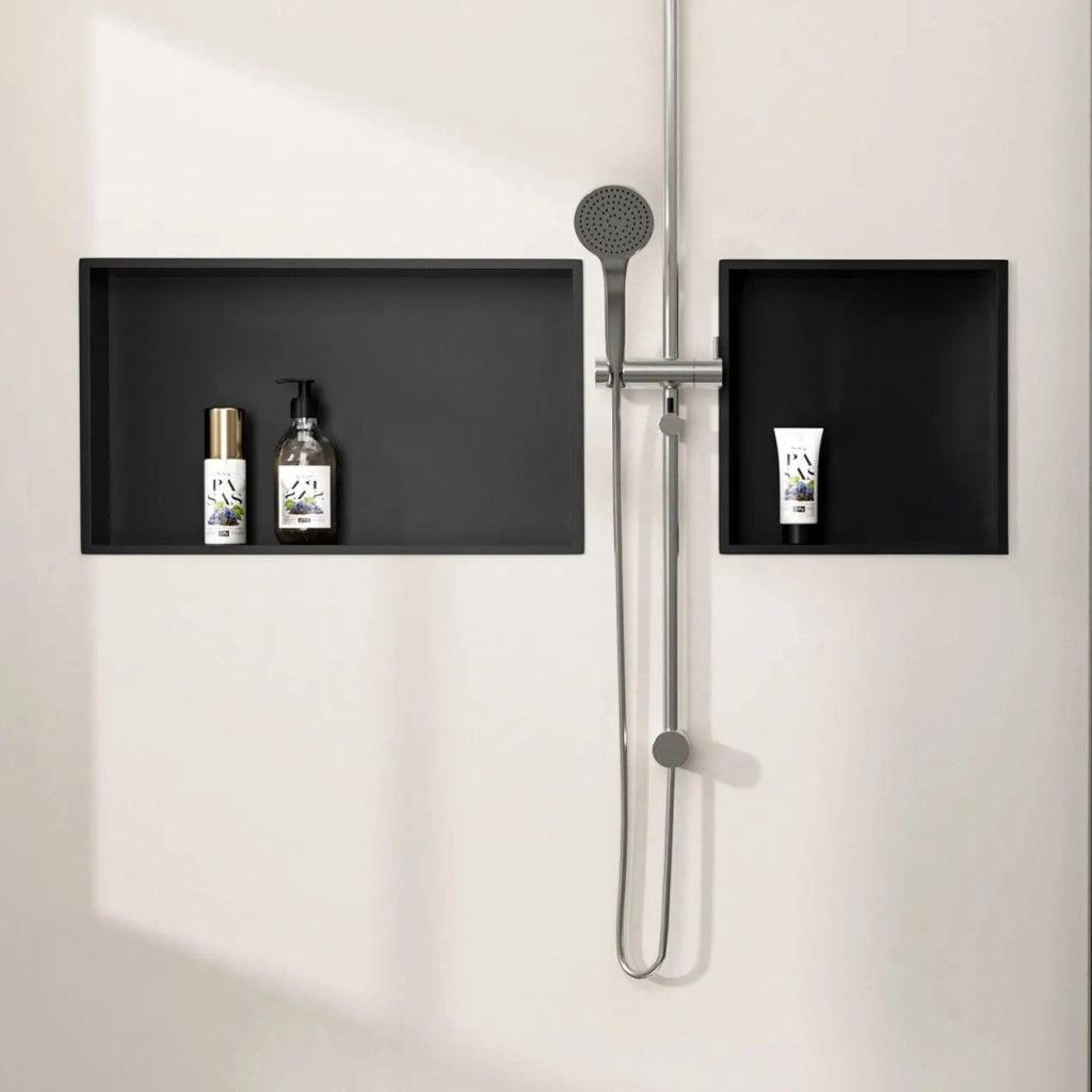 Mensola Bagno 30x30 Black Mat