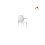 SEDIA IN POLIPROPILENE 'VERONA ARMCHAIR' bianco