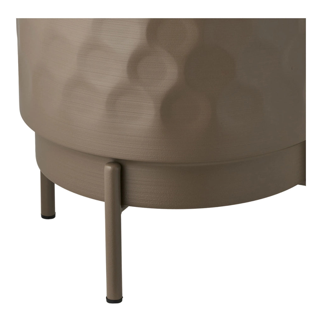 Vaso per Piante HN16, Marrone, Metallo, 21x21x26 cm