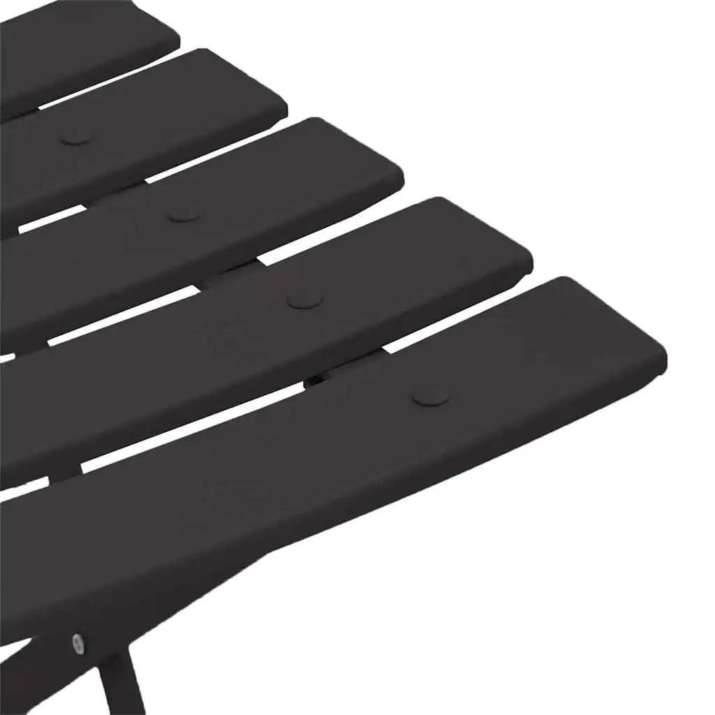Sedia Pieghevole da Giardino 2 pcs Antracite 42 x 46 x 82cm 42002960