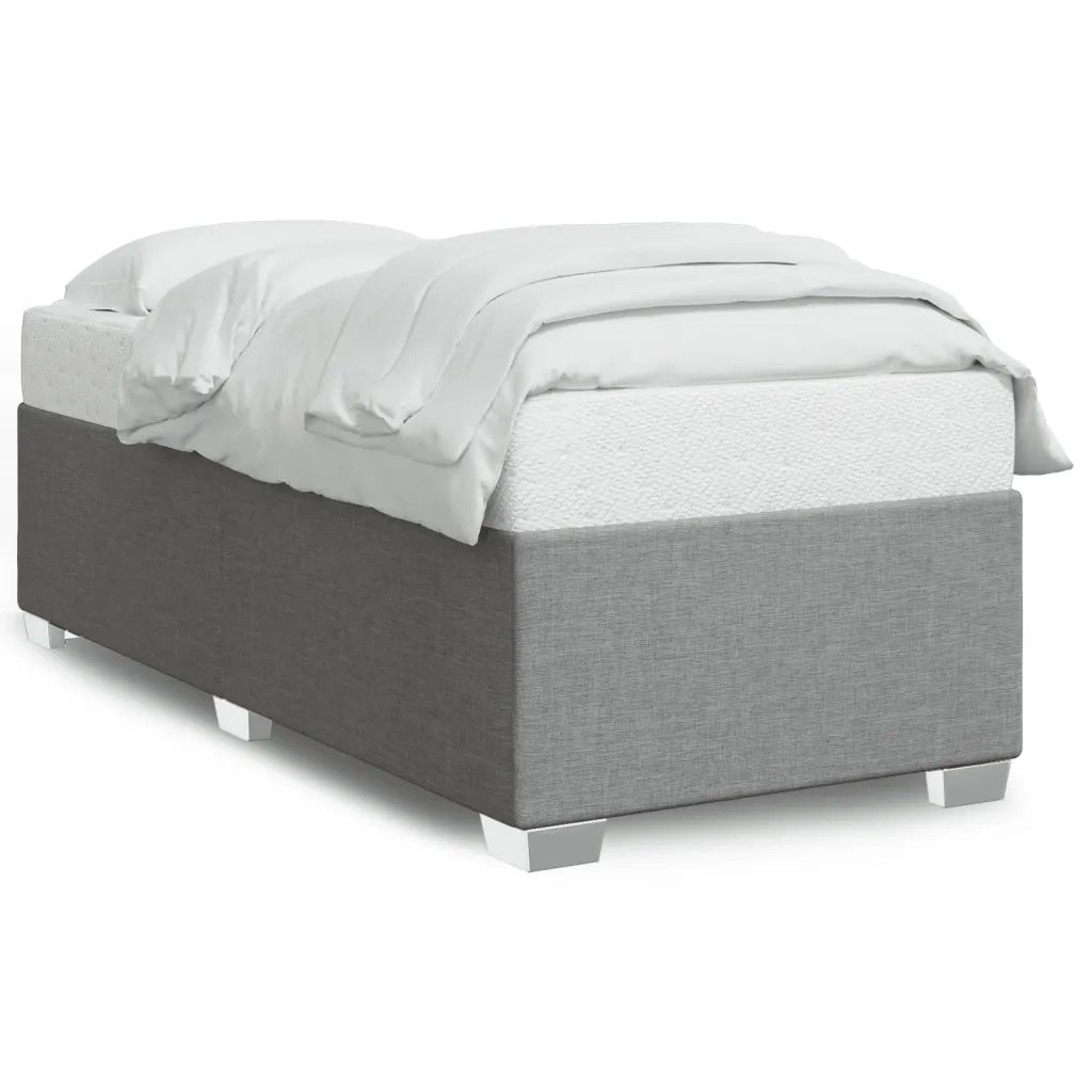 Giroletto senza Materasso Grigio Chiaro 90x190 cm Tessuto 3284436