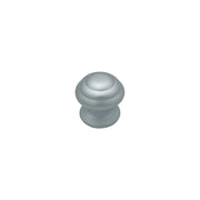 Pomolo fisso per porta SAGUATTI 178/60EB in alluminio argento satinato