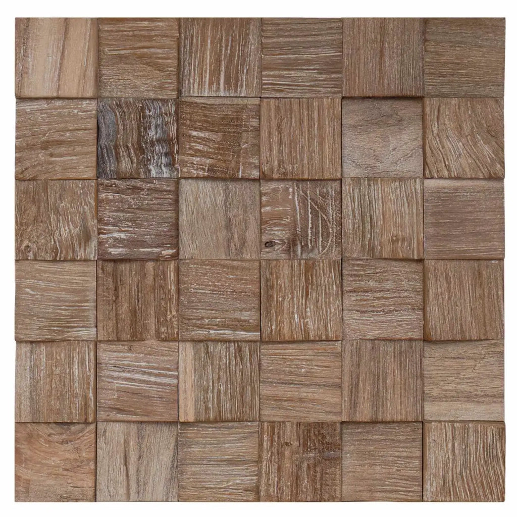 Pannello da Parete 11 pz Naturale 30 x 30 x 2 cm 42046460
