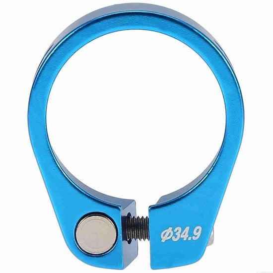 Fermo 34.9mm - Beugel in Alluminio - Montaggio Universale - Adatto per Sella Bicicletta - Leggero e Duraturo - Installazione Facile - Tubo di Sedile