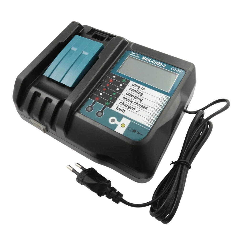 Caricabatteria Marca dell'utensile Makita Potenza 14,4V e 18V Nero Avizar