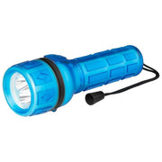 Poly Pool PP3151 Torcia a mano LED 3 LED 18 lm IP44 Gomma Antiurto colore Blu