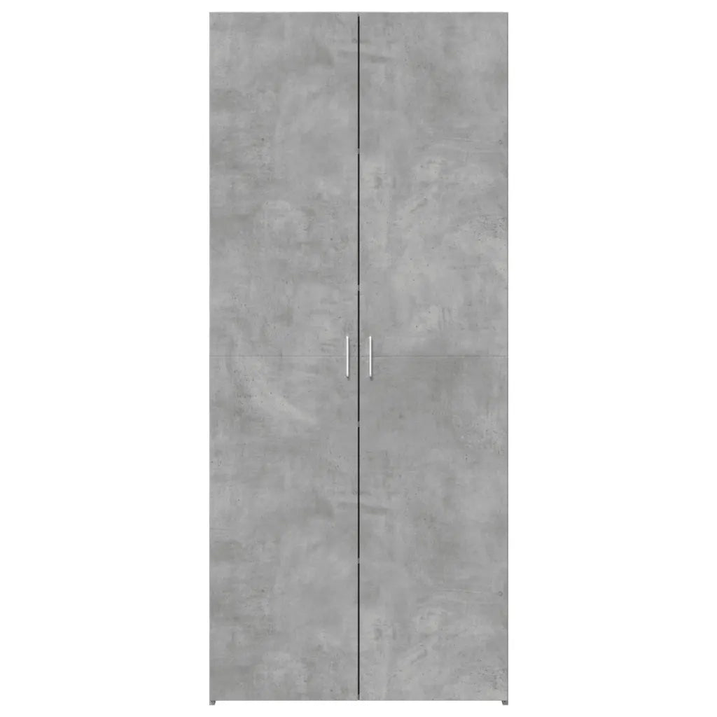 Credenza Grigio Cemento 80x42,5x185 cm in Legno Ingegnerizzato 3281437