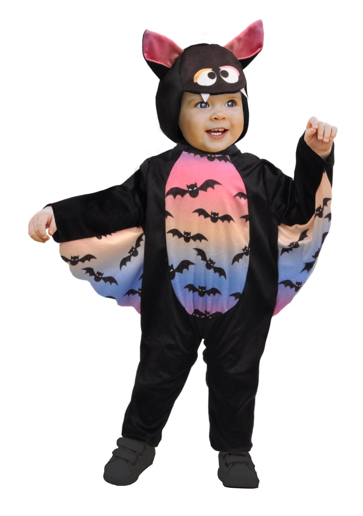 COSTUME HALLOWEEN BABY BAT PER BAMBINI TAGLIA 2-3 ANNI
