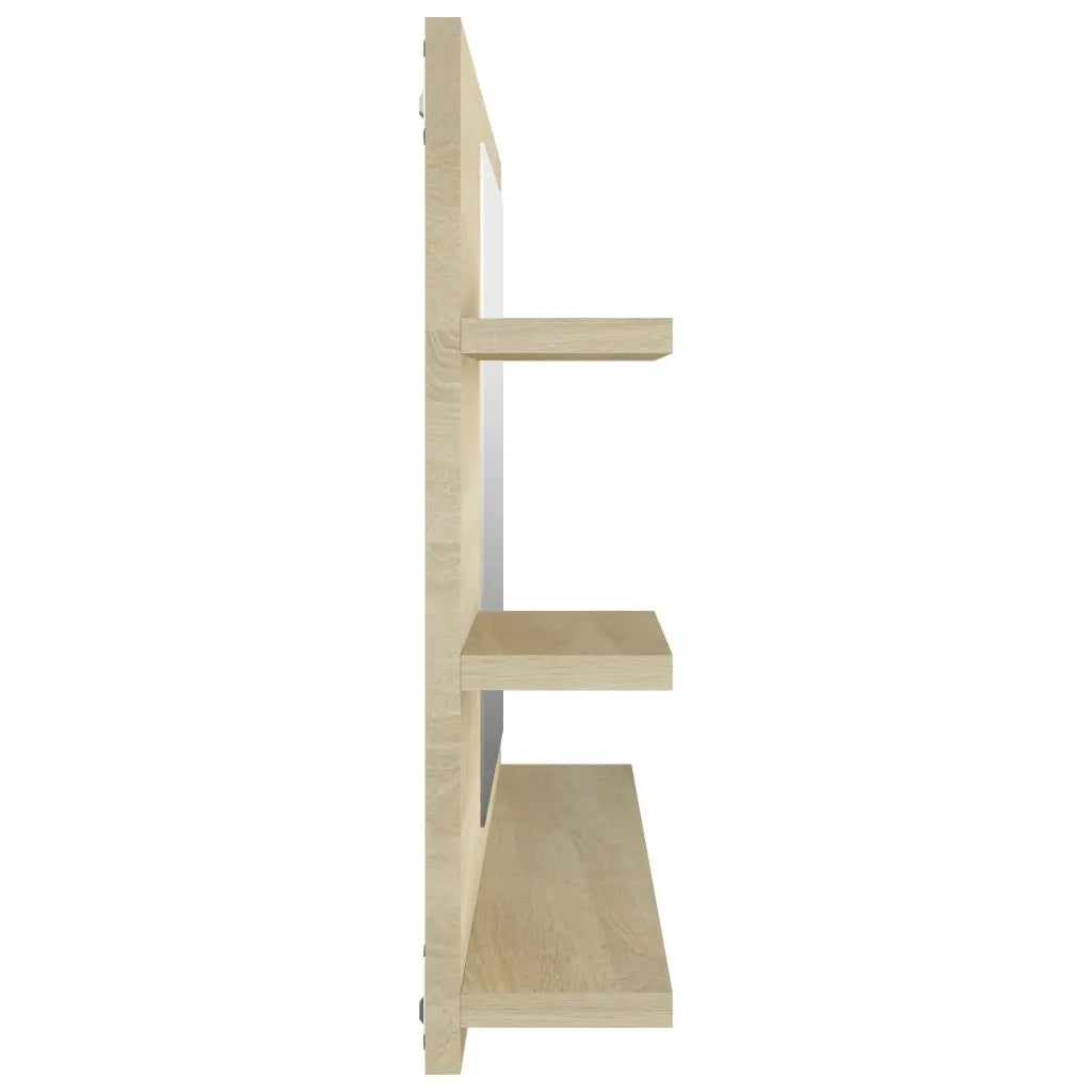 Specchio da Bagno Rovere Sonoma 90x10,5x45 cm in Truciolato cod mxl 64314