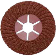 DISCO SEMIFLESSIBILE AL CORINDONE Ø 115x22 mm - grana 24 - 25 pezzi- MOLITAL