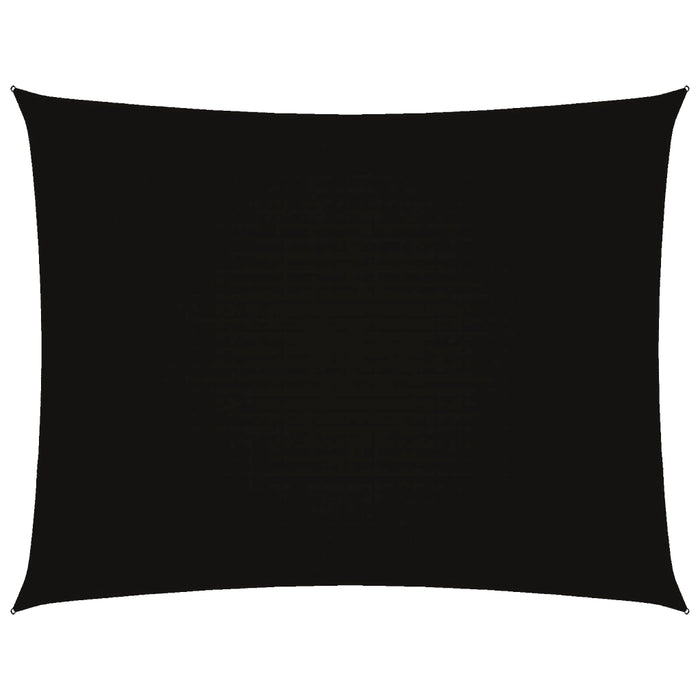 Parasole a Vela Oxford Rettangolare 3x4,5 m Nero
