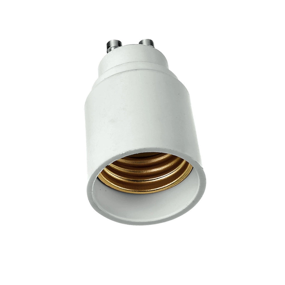 Trade Shop - Adattatore Convertitore Portalampada Riduzione Porta Lampade Da Gu10 A E27 Luce -