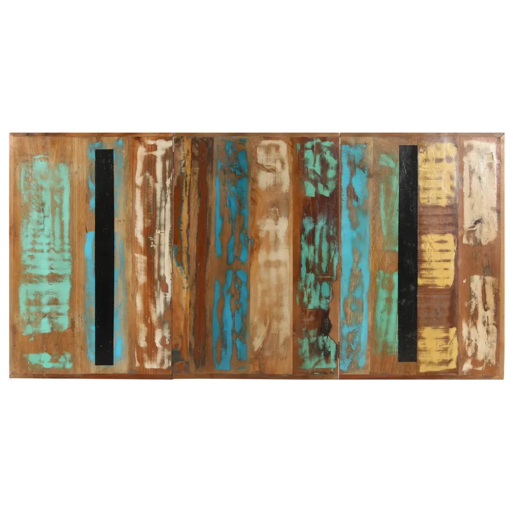 Tavolo da Pranzo 160x80x76 cm in Legno Massello di Recupero cod mxl 11745
