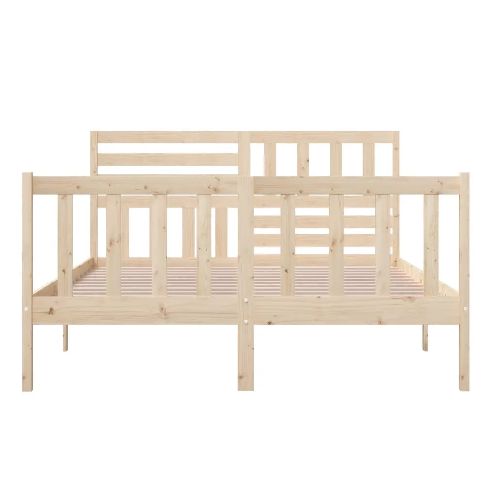 Giroletto-Struttura Letto in Legno Massello 160x200 cm 239824