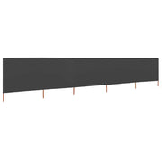 Paravento a 5 Pannelli in Tessuto 600x80 cm Antracite CFW2377832