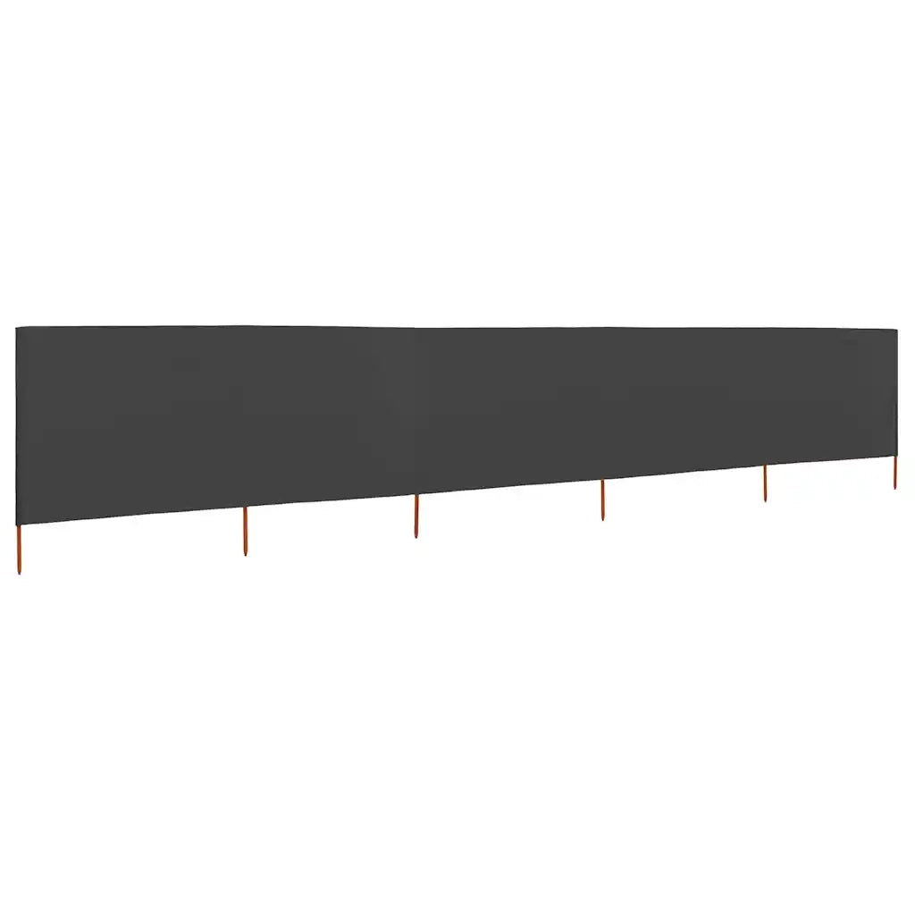 Paravento a 5 Pannelli in Tessuto 600x80 cm Antracite CFW2377832