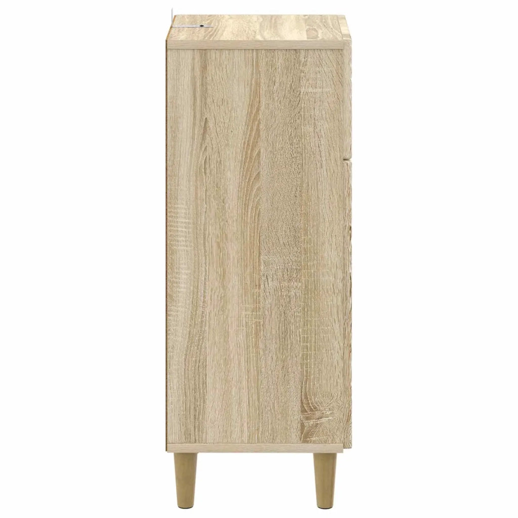 Mobiletto da Bagno DELFT Rovere Sonoma 30 x 31 x 80 cm 897047