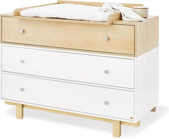 Cuscino per lettino 'Boks' - Comodino per bambini - Compartimento per spazzatura rimovibile - Chiusura automatica morbida - 126cm x 78cm x 99cm