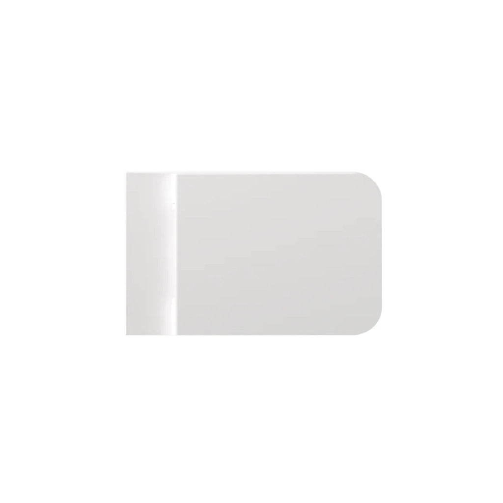 Coppia Di Sanitari Alice Ceramica Da Terra Filo Muro Senza Brida Bianco Lucido "Hide Square"