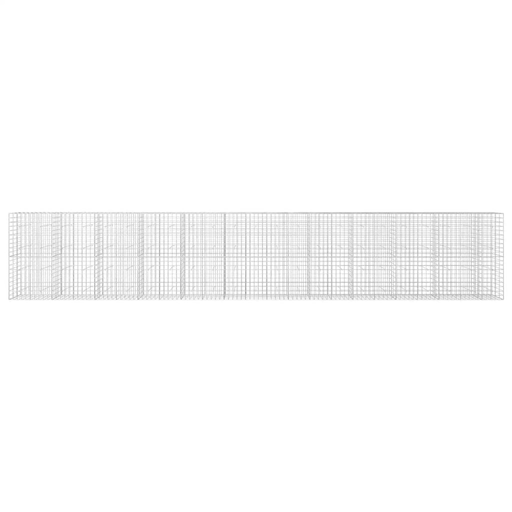 Gabione con Filo da 3,5 mm e Rete da 10x10 cm 1150x30x200 cm 3463265