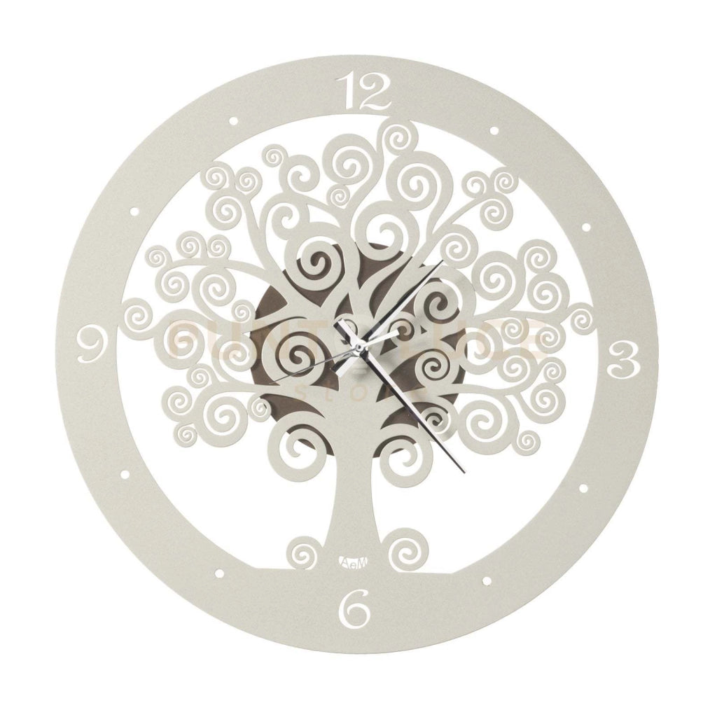 Orologio da parete particolare Albero della Vita piccolo Bronzo e avorio