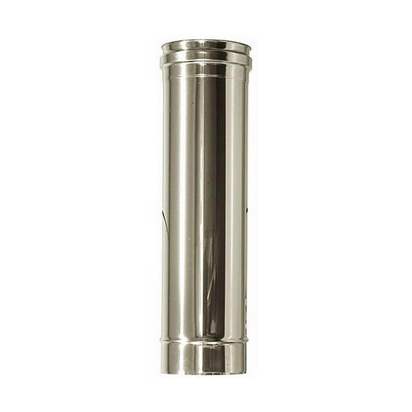 Canna fumaria DN 200 L 0.25 mt  L 250mm tubo acciaio inox 316