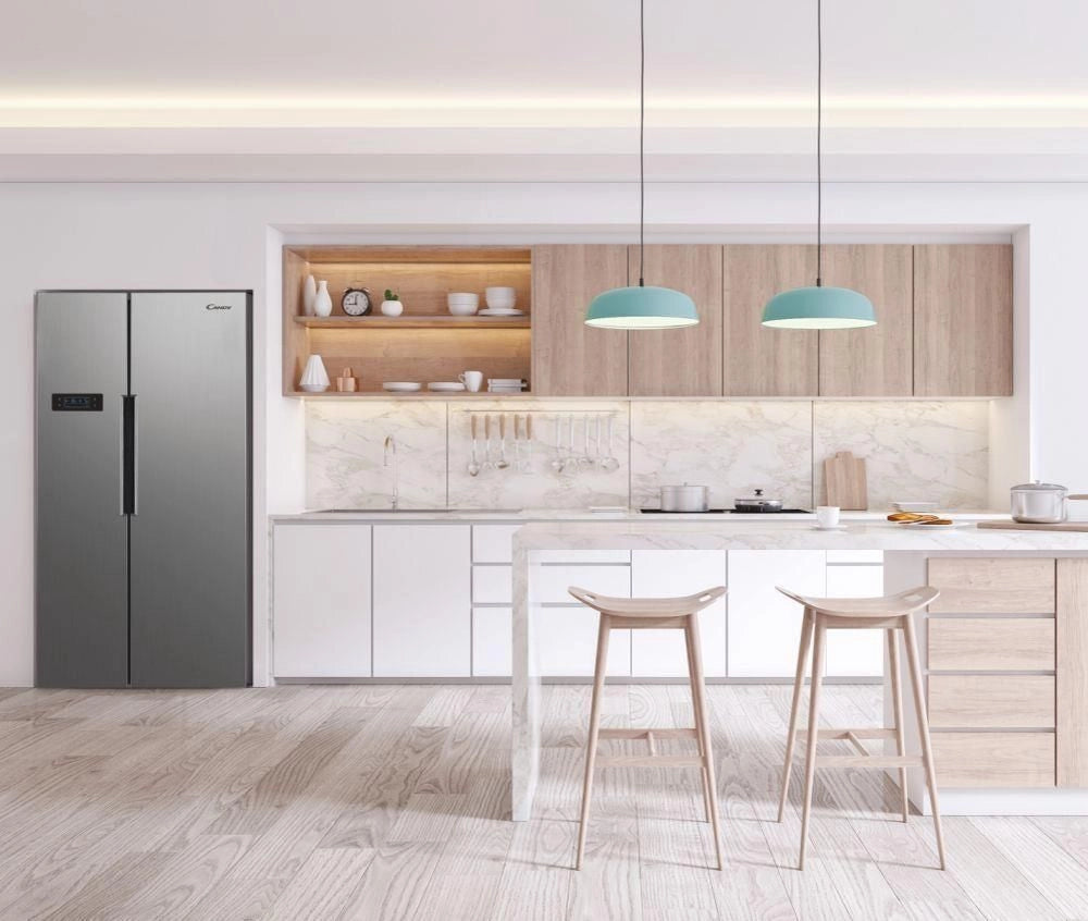 Candy CHSVN 174X frigorifero side-by-side Libera installazione 532 L E Acciaio inox
