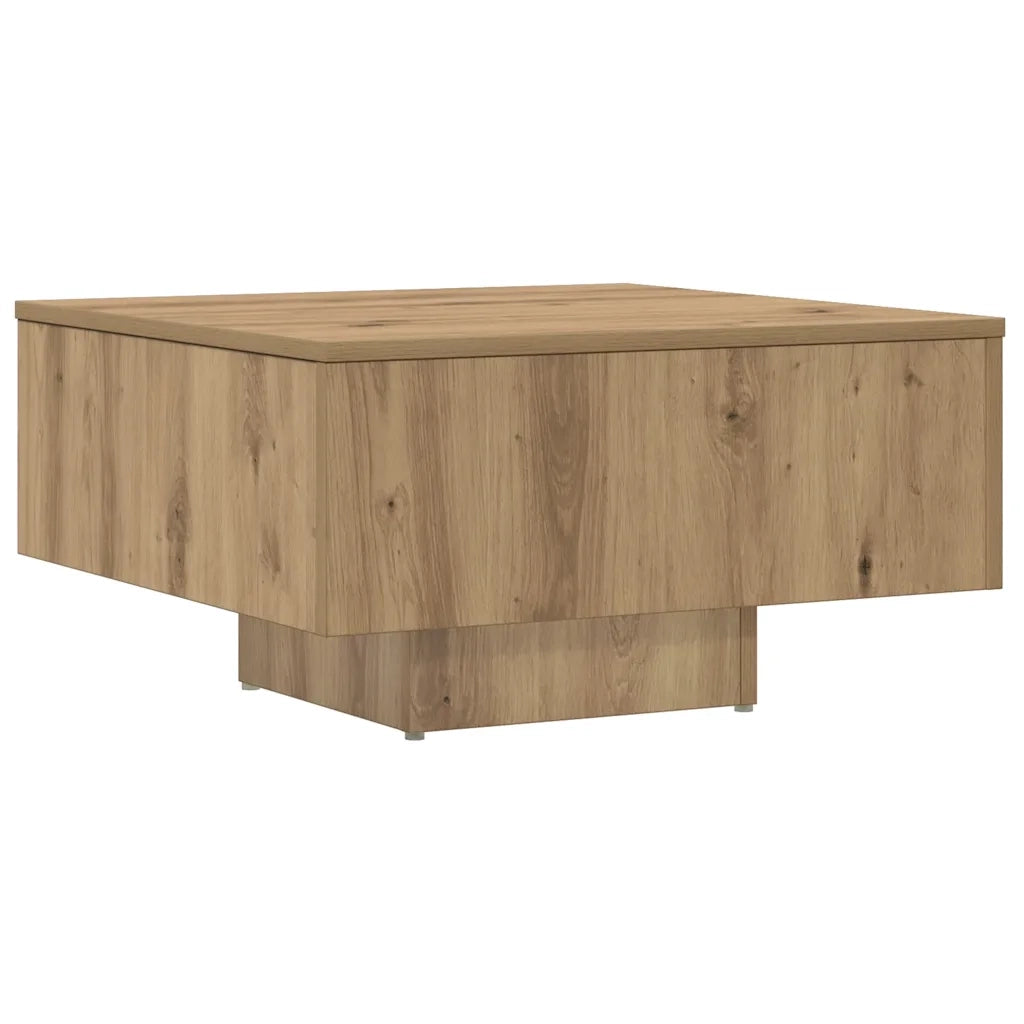 Tavolino da salotto | Tavolino da caff¨¨ | Tavolino da Soggiorno Rovere Artigianale 60x60x31,5 cm Truciolato