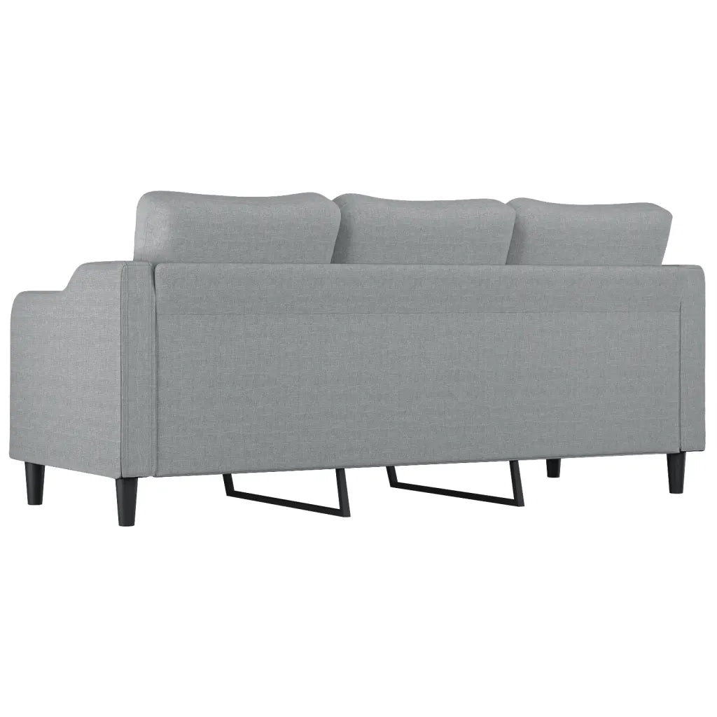 Divano | Divano da soggiorno | Sofa a 3 Posti Grigio Chiaro 180 cm in Tessuto