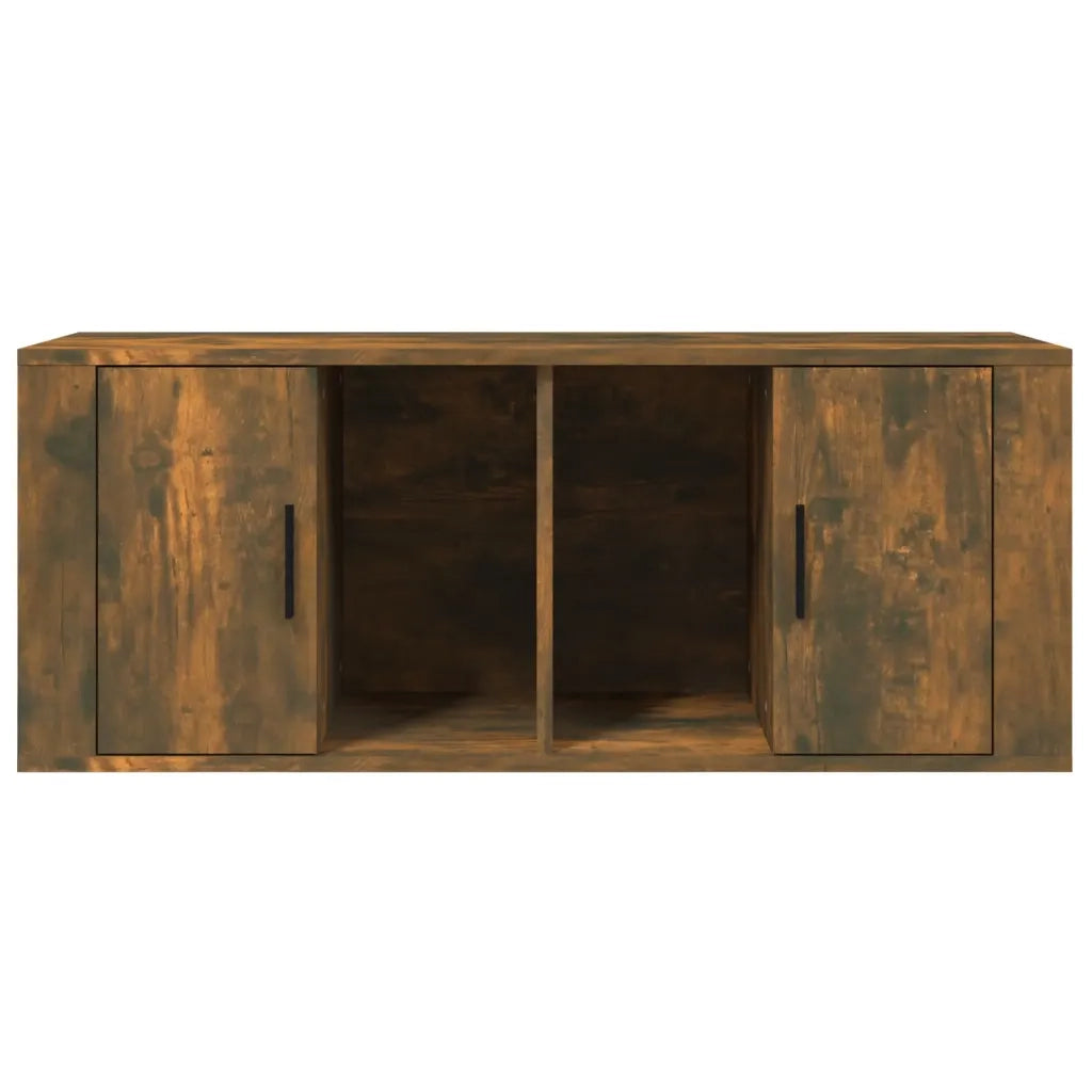 Mobile TV | Armadietto TV | Mobile Porta TV Rovere Fumo 100x35x40 cm in Legno Multistrato