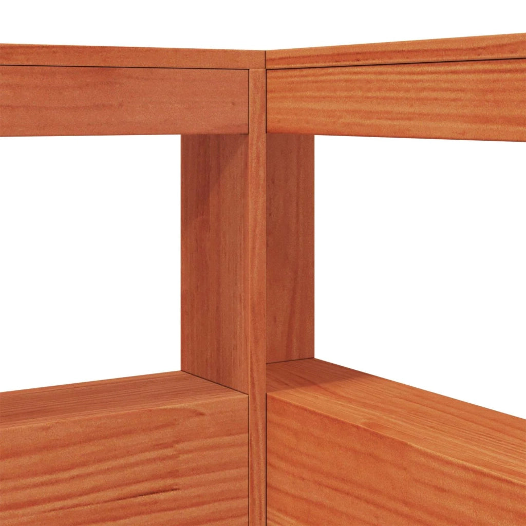 Letto Libreria con testiera Legno di Pino Massello 3423801