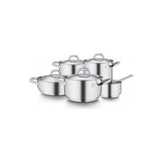 Batteria pentole barazzoni 163909 chef line cromo lucido