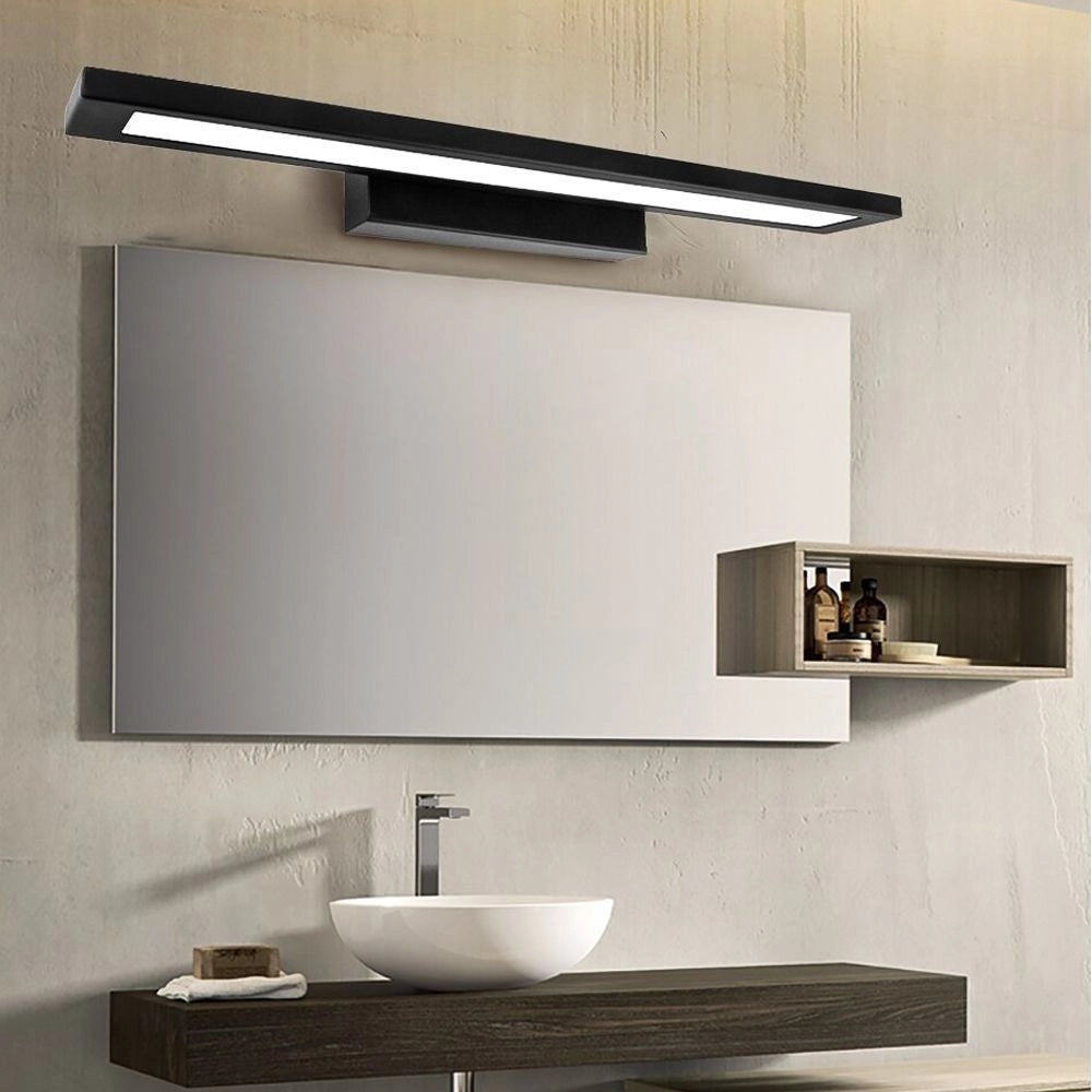 Lampada Da Muro Da Bagno Led Sopra Specchio 60cm APP840-1W Flat Black